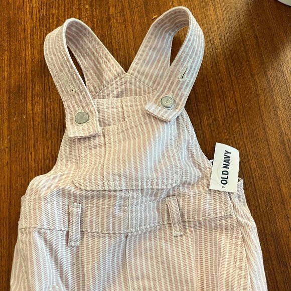 Baby Printed Short Overalls - Size 6-12m - Picture 1 of 2